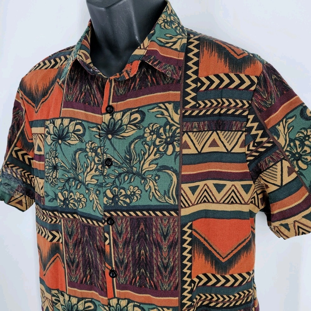 Manfinity Tropical Hawaiian Shirt Men's‎ Size Small